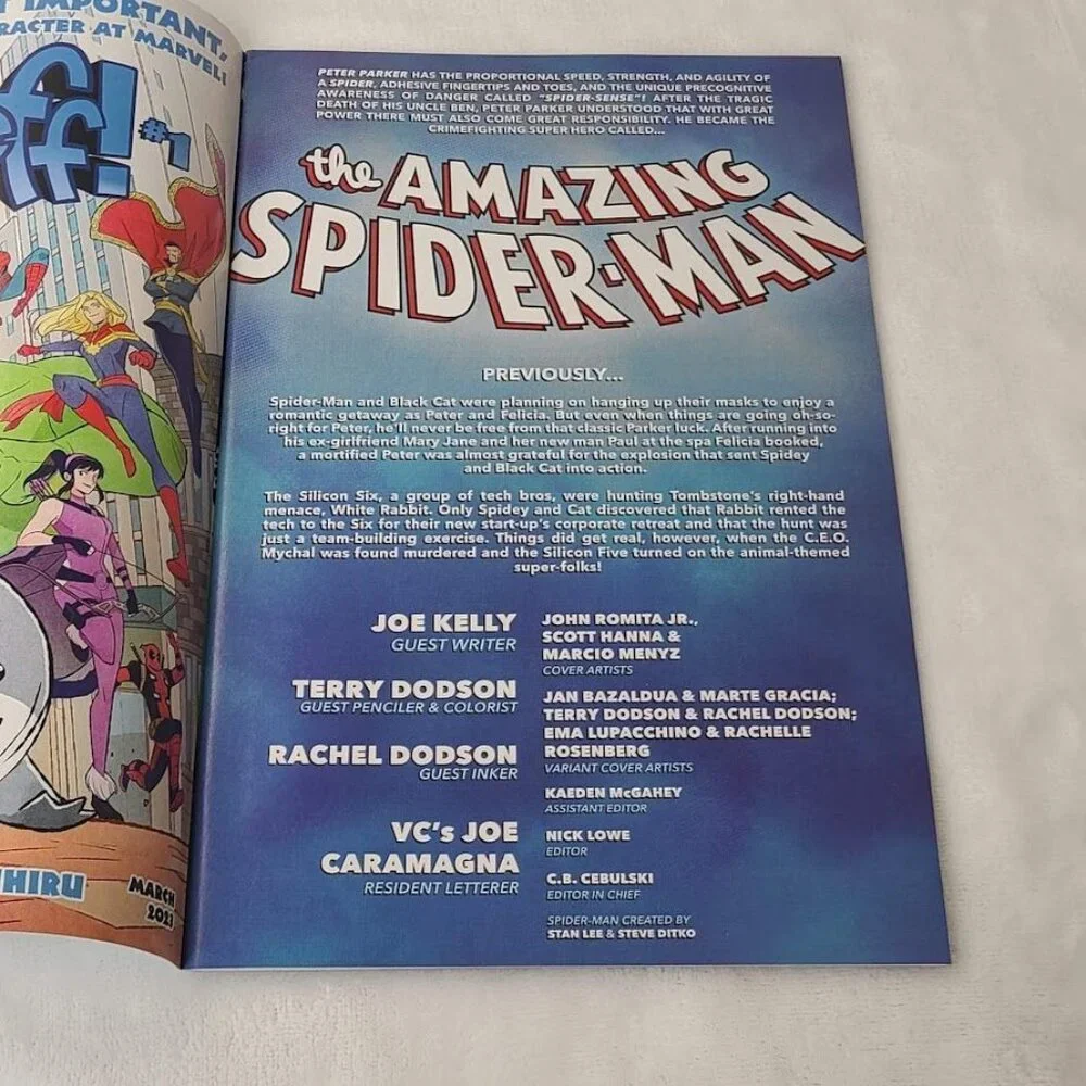 Amazing Spider-Man 20 Marvel Comics 2023 VF/NM 9.0 John Romata Jr Cover A - Picture 3 of 16